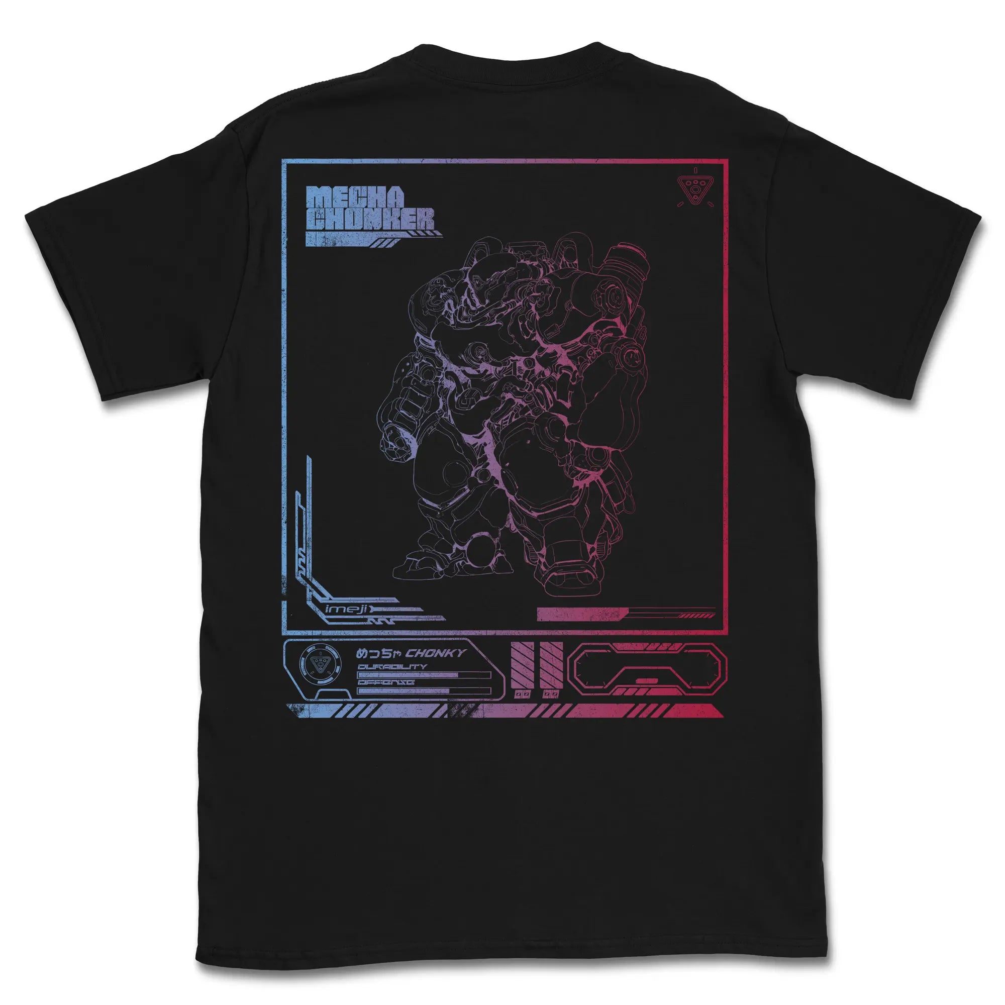 Mecha Chonker Color [Backprint] // T-Shirt