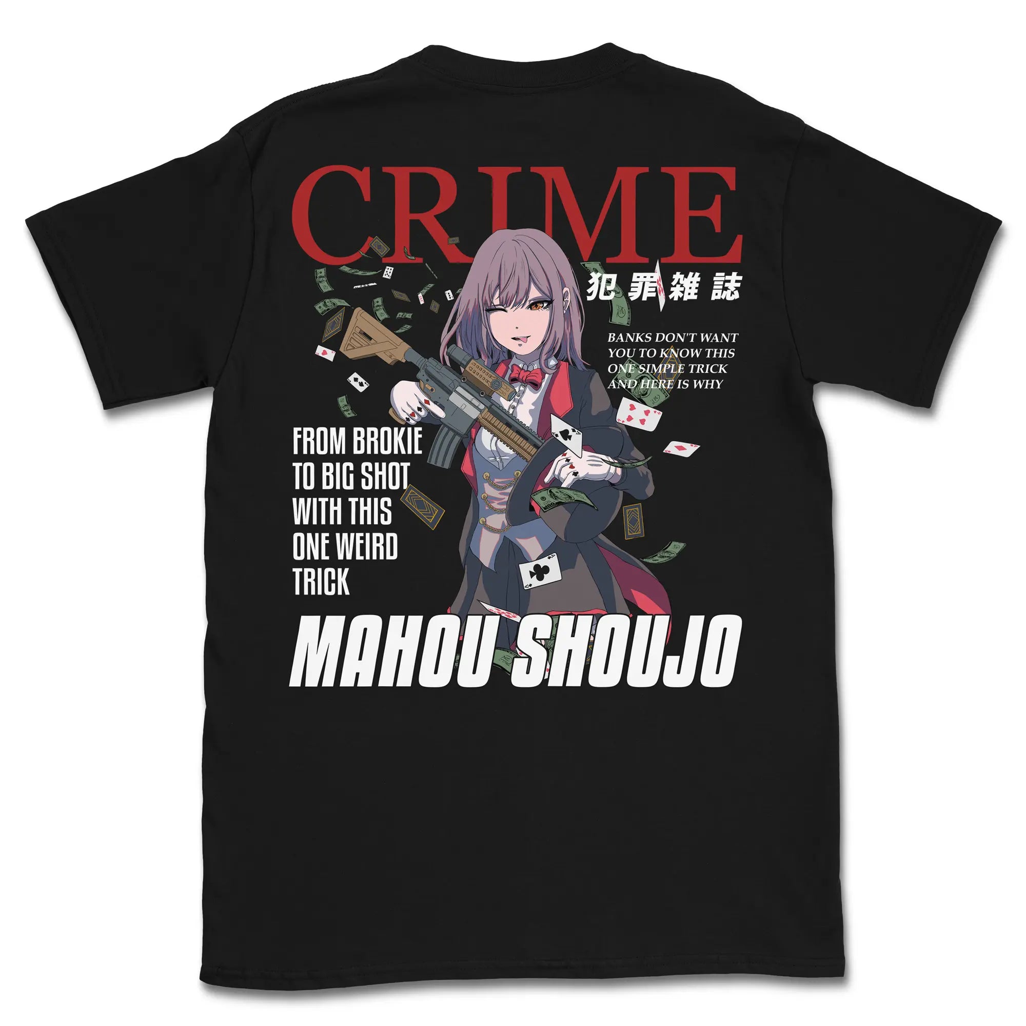 Mahou Shoujo Crime Pays Gen1 [Backprint] // T-Shirt