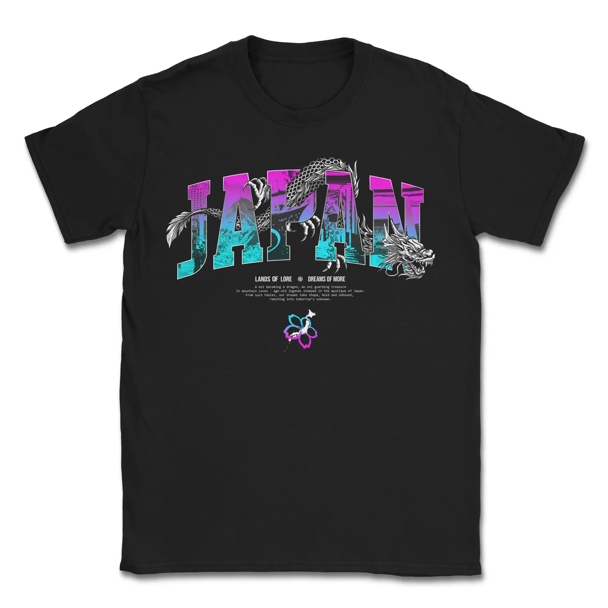 Japan Lands Of Lore Purple Grad // T-Shirt