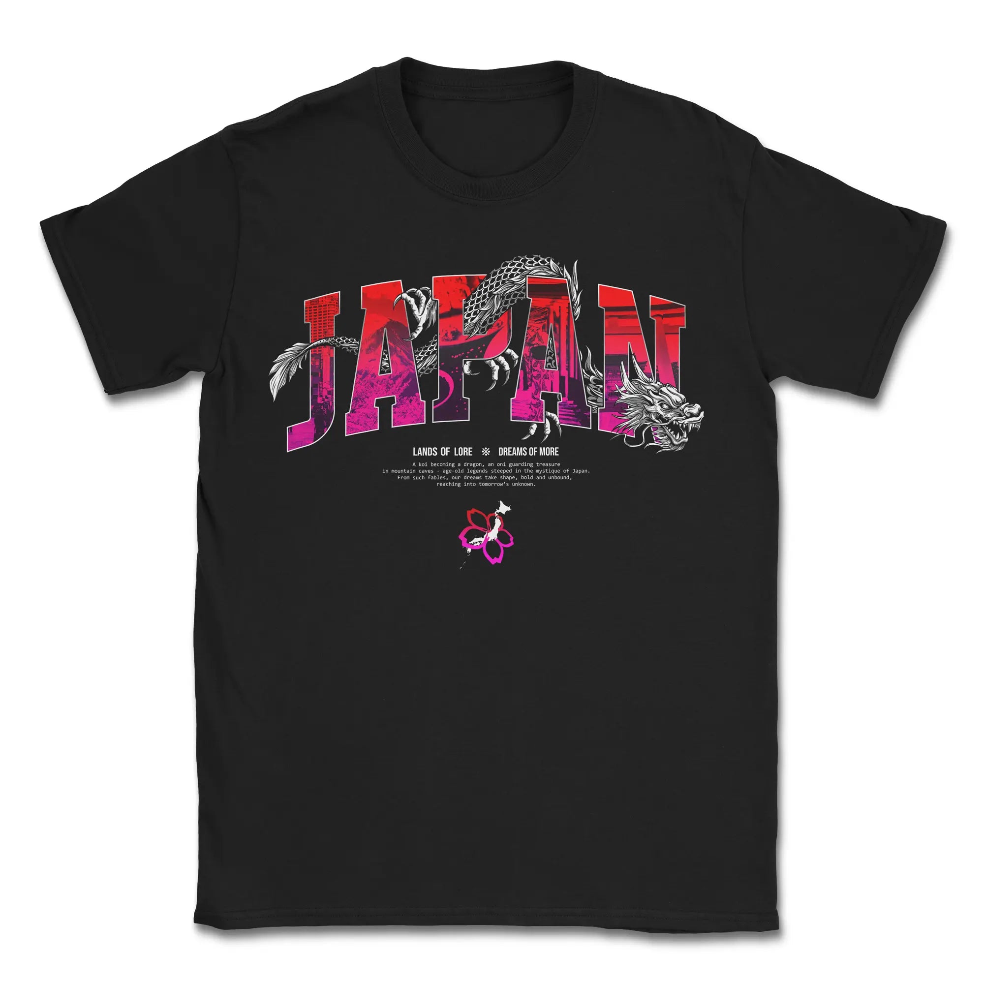 Japan Lands Of Lore Red Grad // T-Shirt