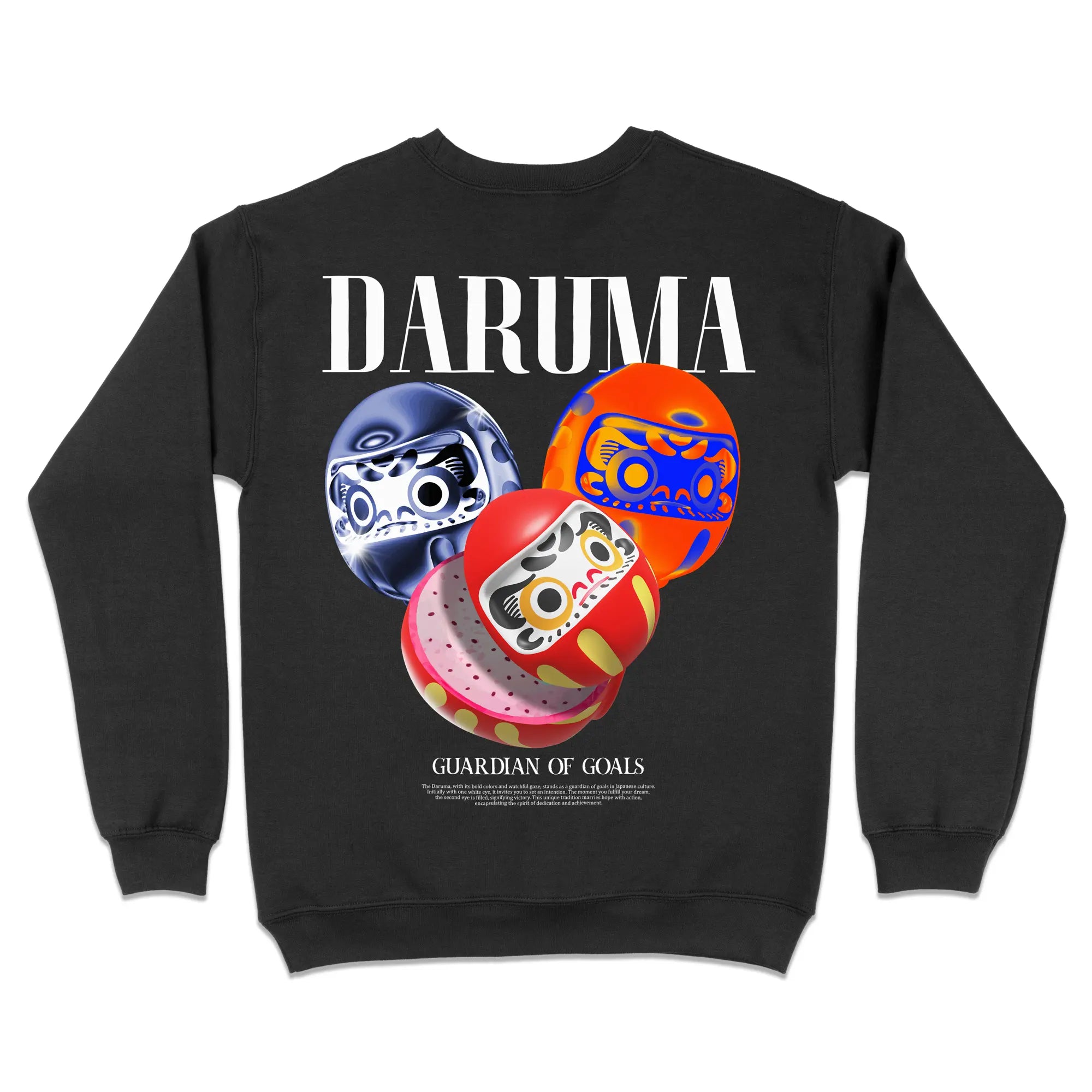 Daruma Trio [Backprint] // Sweatshirt