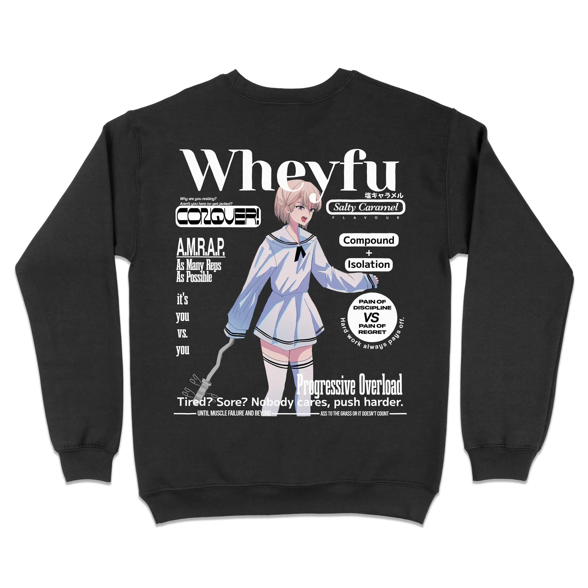 Wheyfu Salty Caramel Gen2 [Backprint] // Sweatshirt