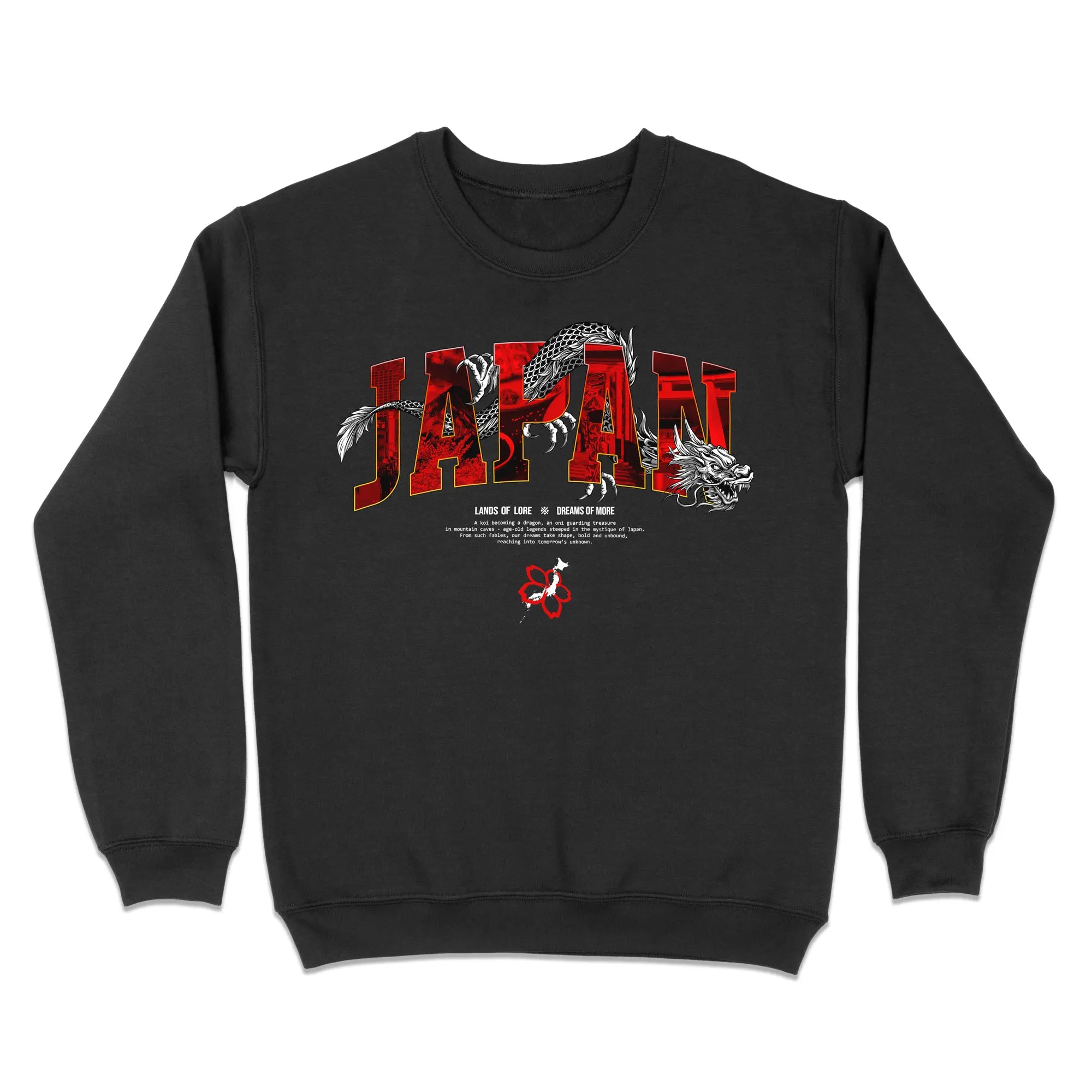 Japan Lands Of Lore Red // Sweatshirt