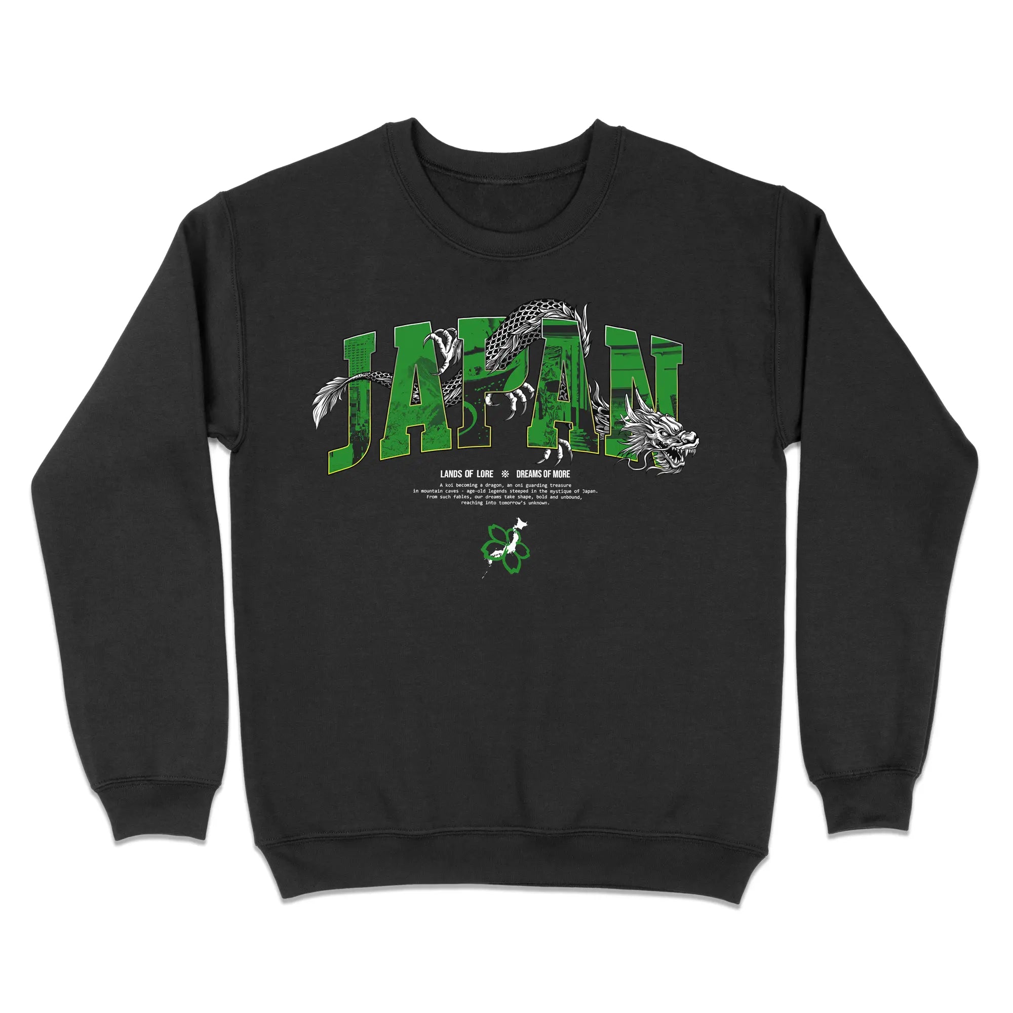 Japan Lands Of Lore Green // Sweatshirt