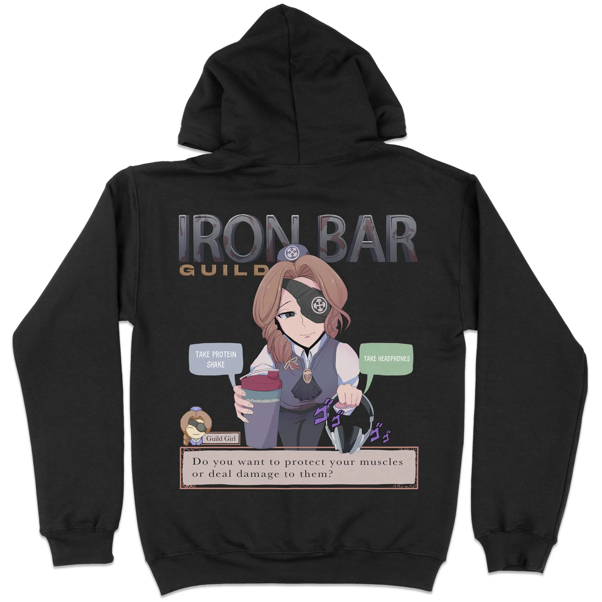 Iron Bar Guild [Backprint] // Hoodie