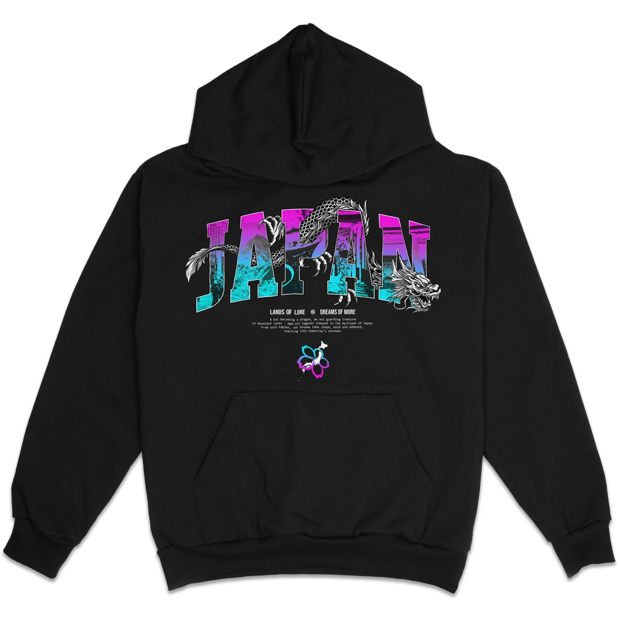 Japan Lands Of Lore Purple Grad // Hoodie