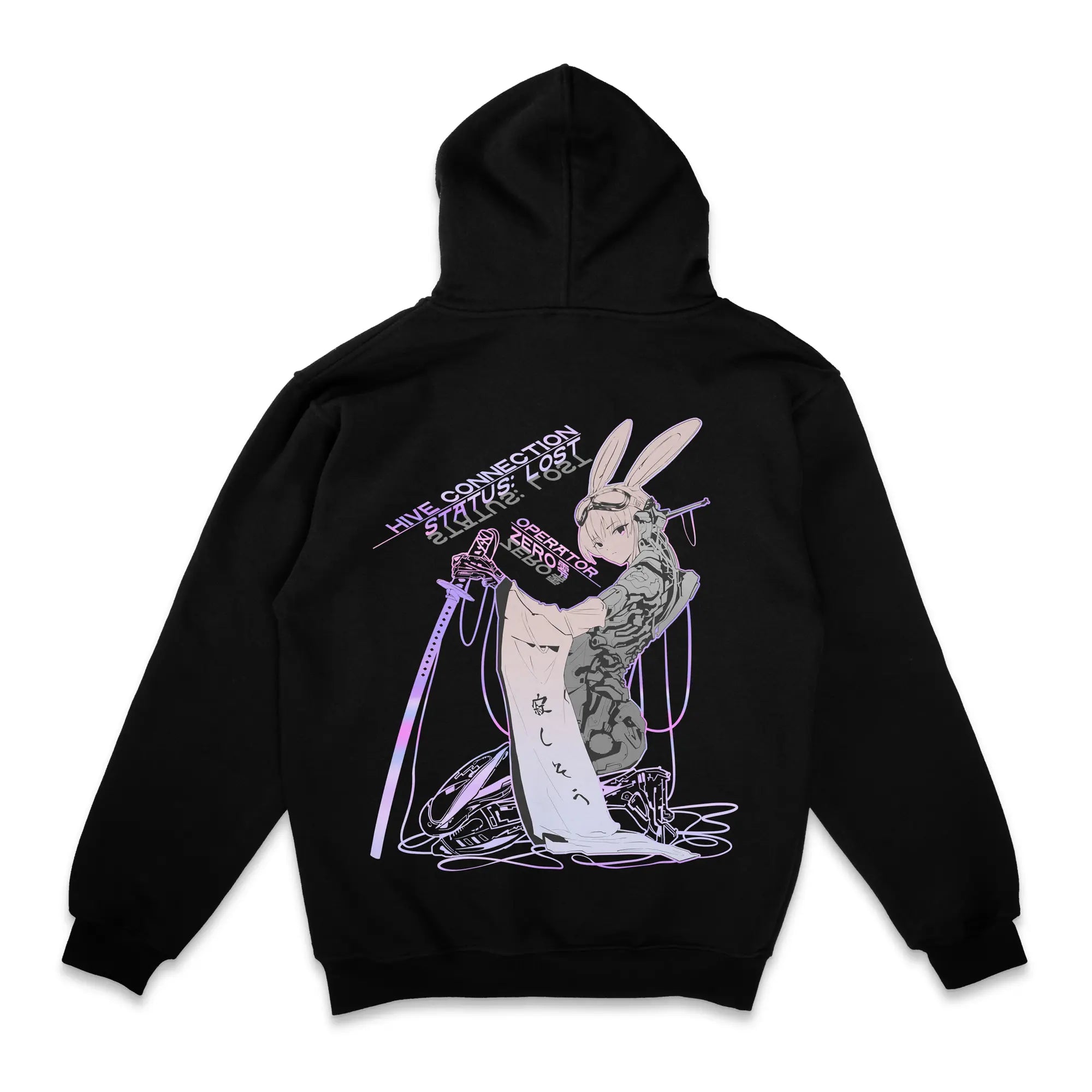 Operator Zero 零 Amethyst [Backprint] // Zip Hoodie