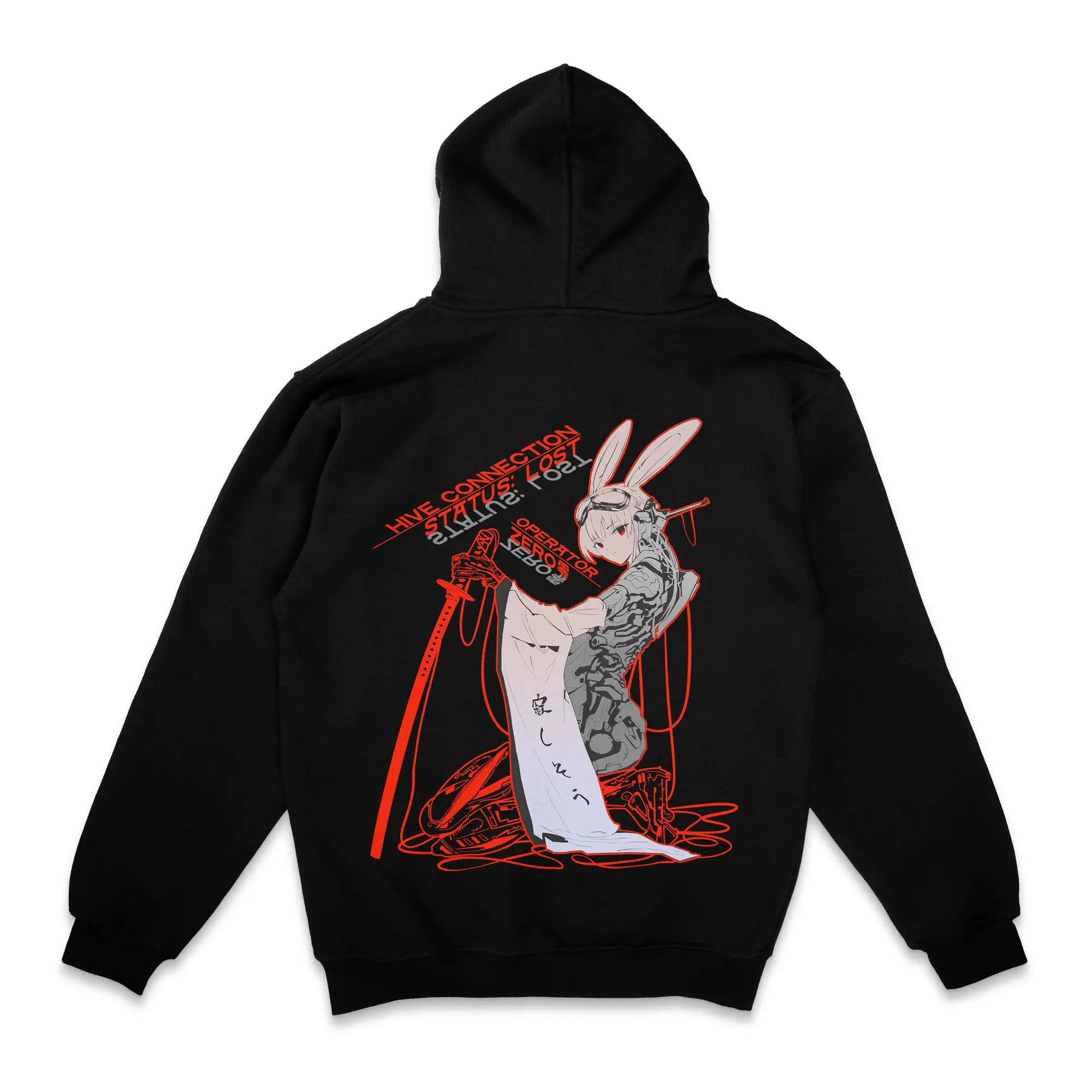 Operator Zero 零 Ruby [Backprint] // Zip Hoodie