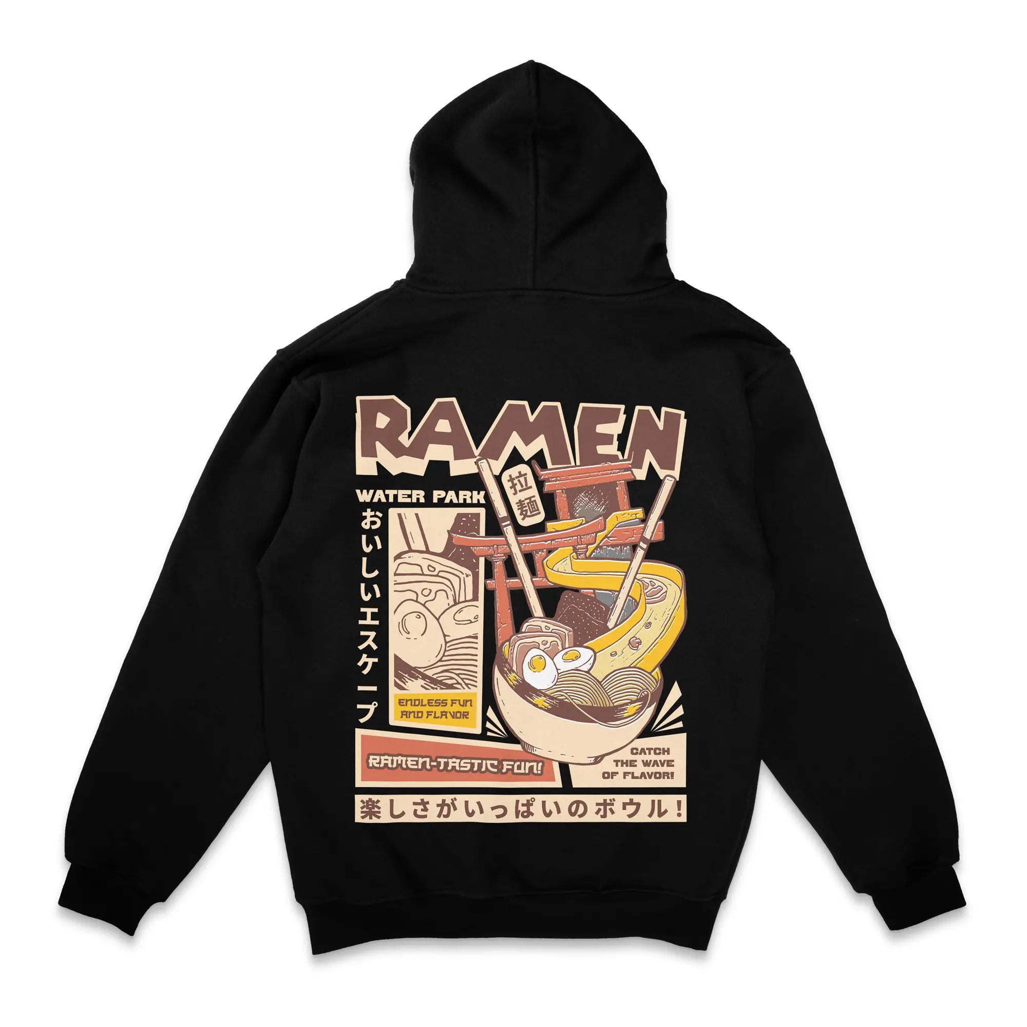 Ramen Water Park [Backprint] // Zip Hoodie