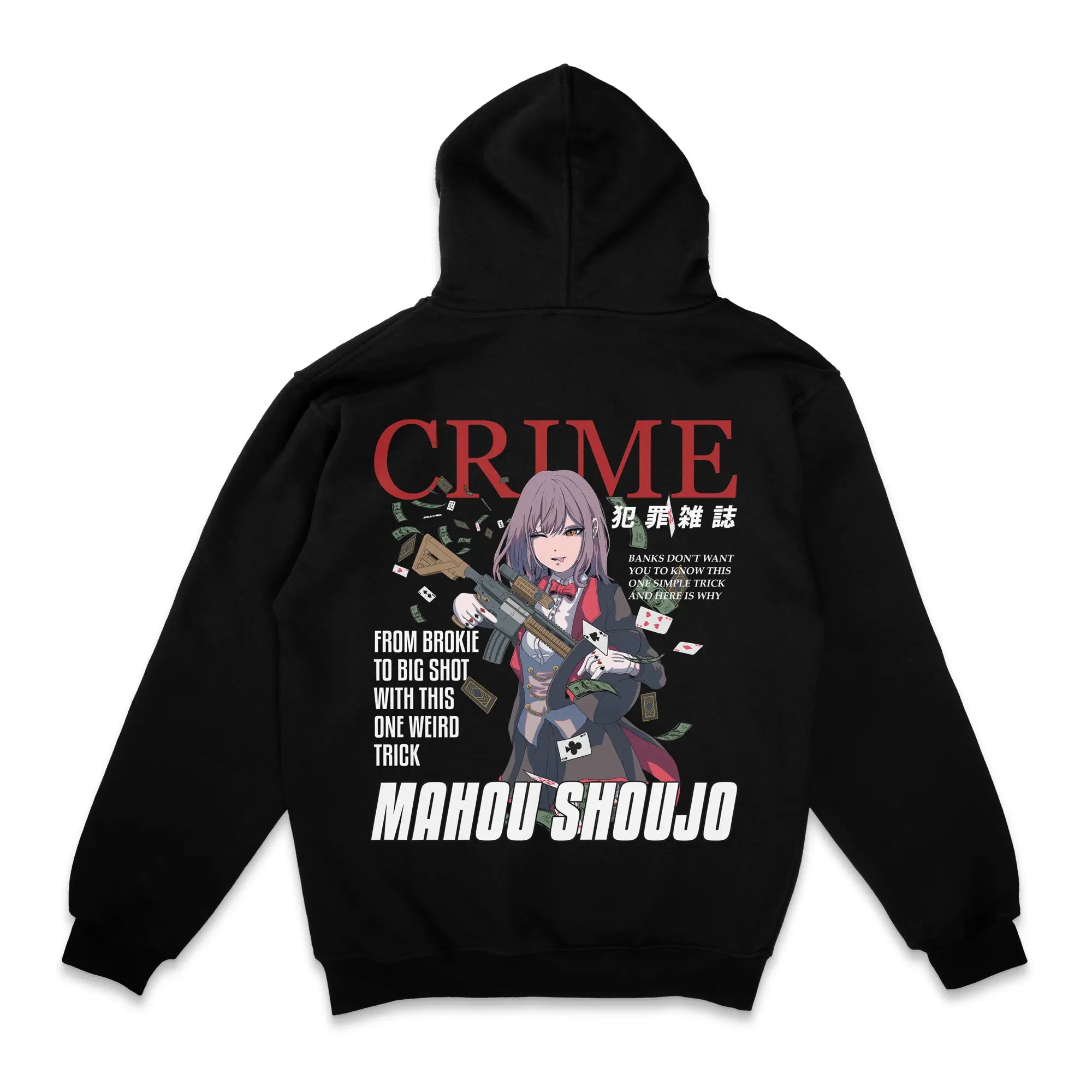 Mahou Shoujo Crime Pays Gen1 [Backprint] // Zip Hoodie