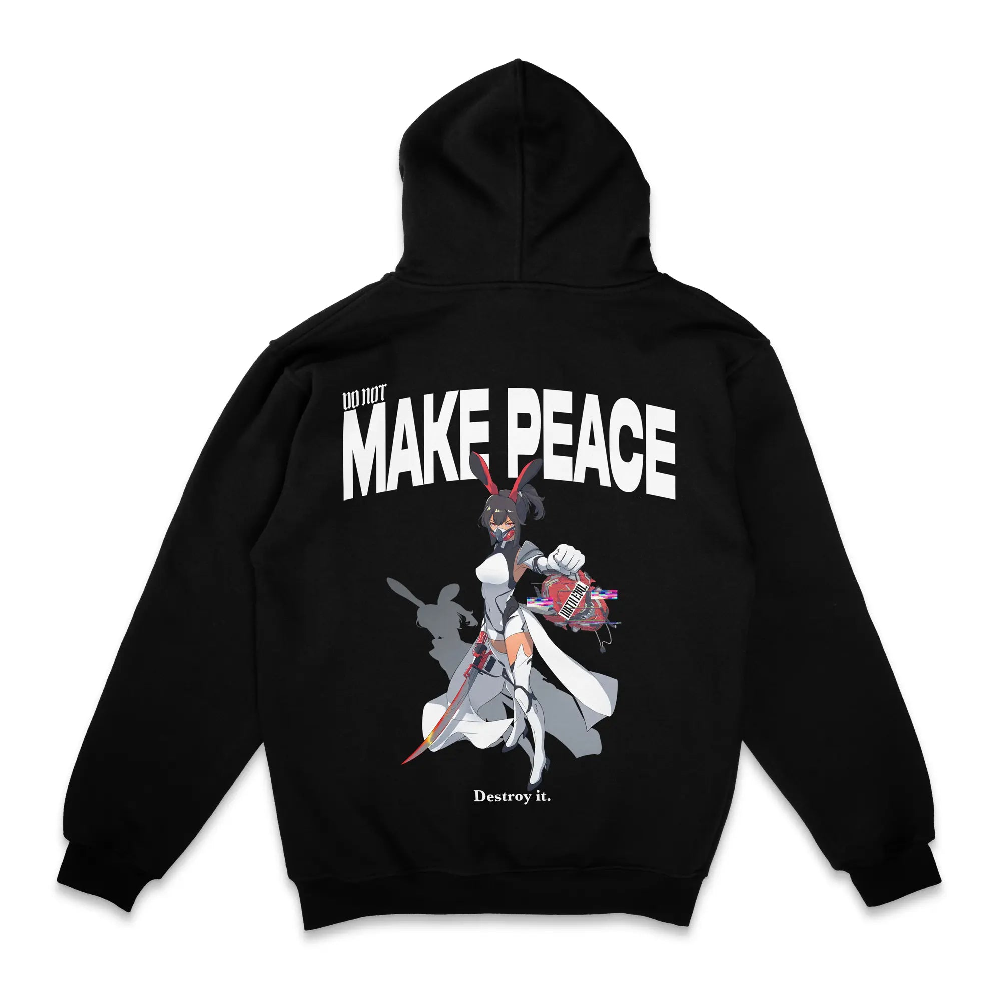 Do Not Make Peace With Evil Gen2 [Backprint] // Zip Hoodie