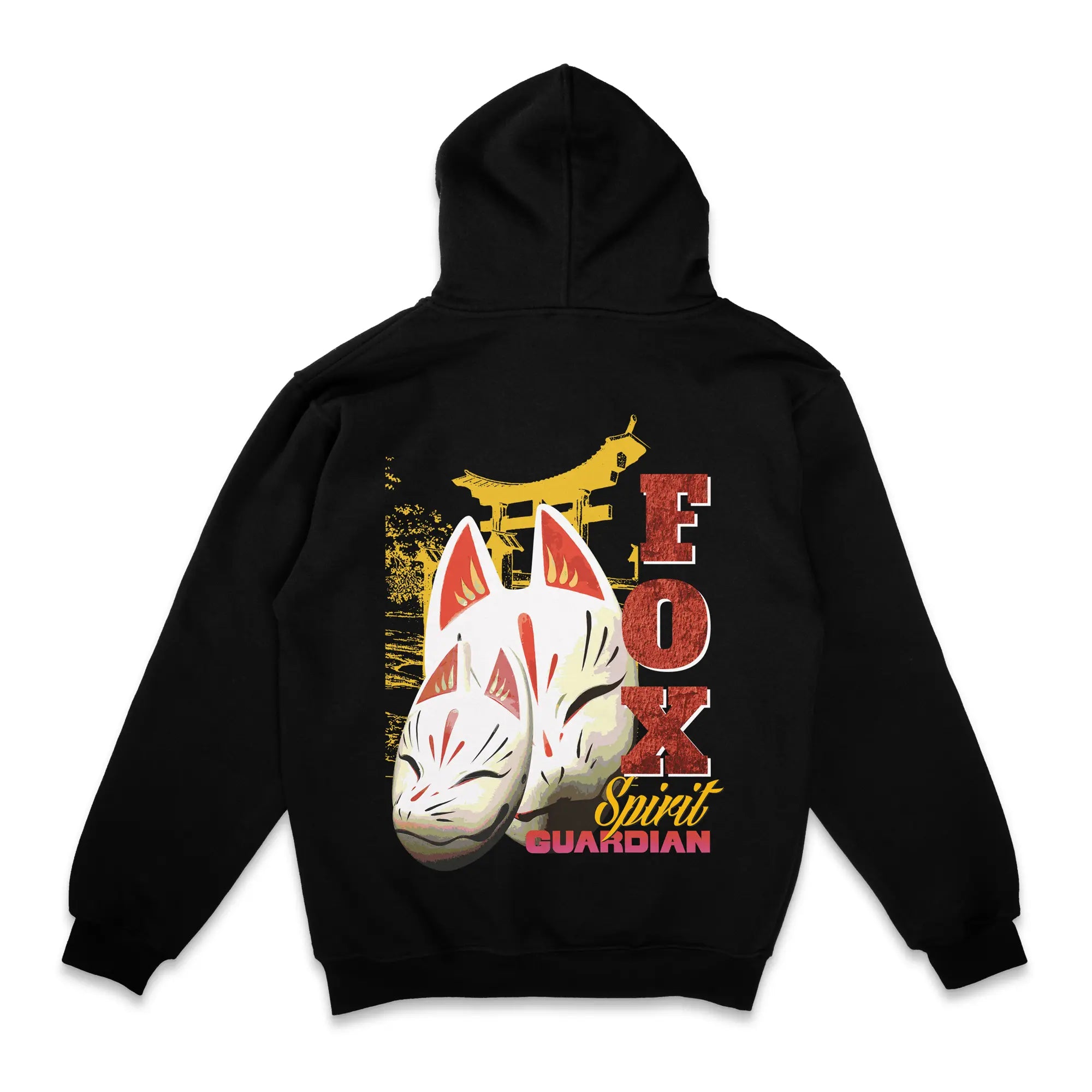 Bootleg Fox Spirit [Backprint] // Zip Hoodie