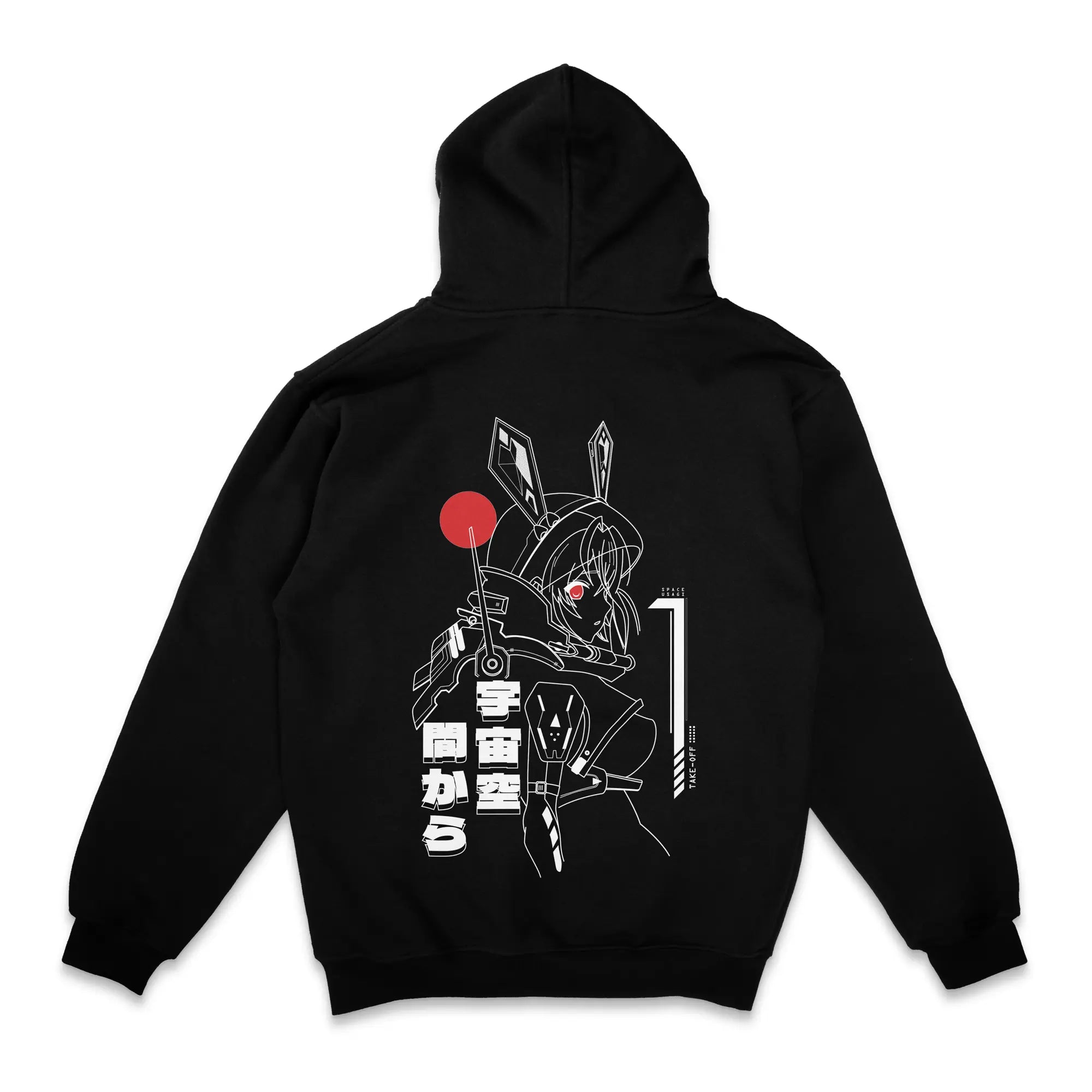 Space Usagi Gen1 [Backprint] // Zip Hoodie