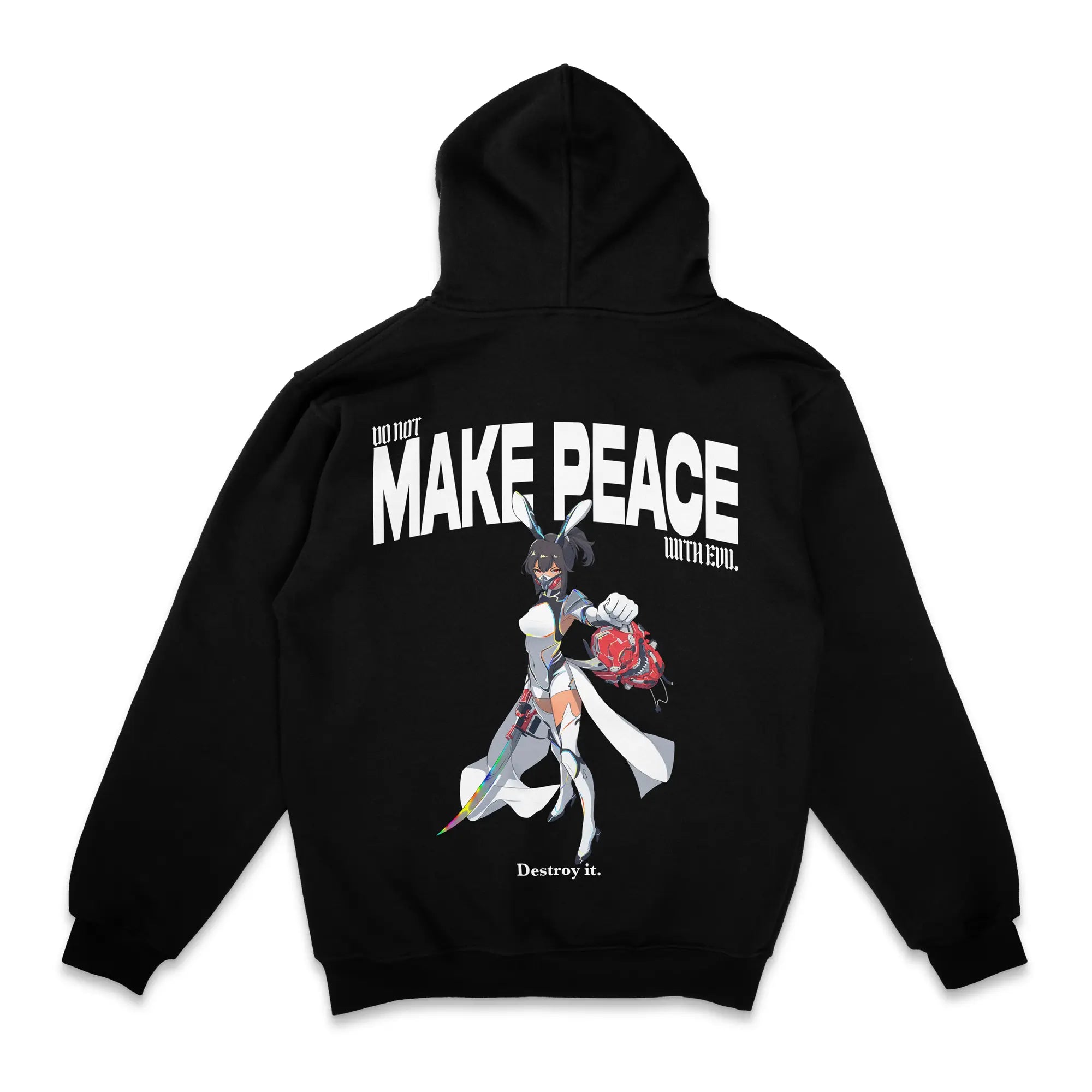 Do Not Make Peace With Evil Gen1 [Backprint] // Zip Hoodie