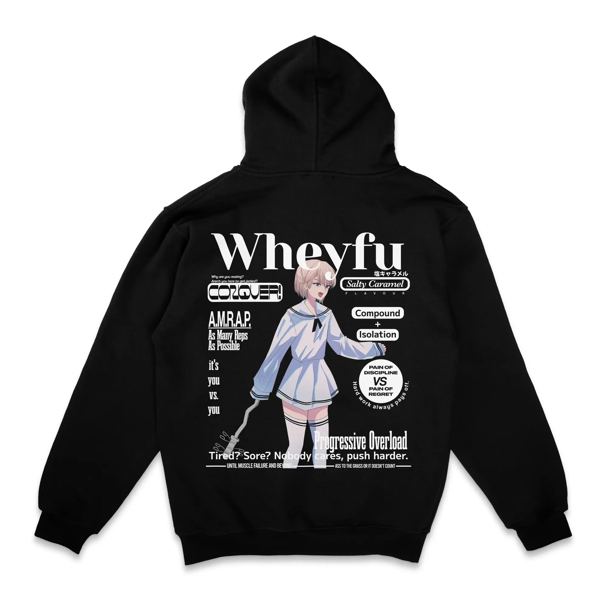 Wheyfu Salty Caramel Gen2 [Backprint] // Zip Hoodie