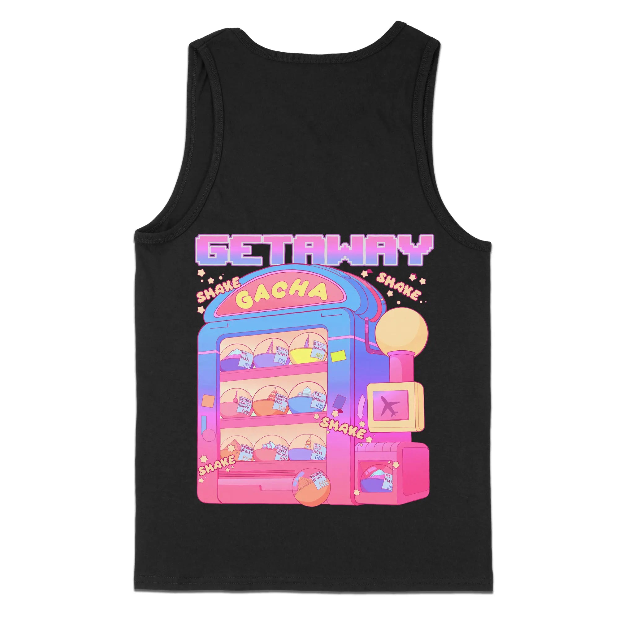 Gacha Getaway [Backprint] // Tanktop