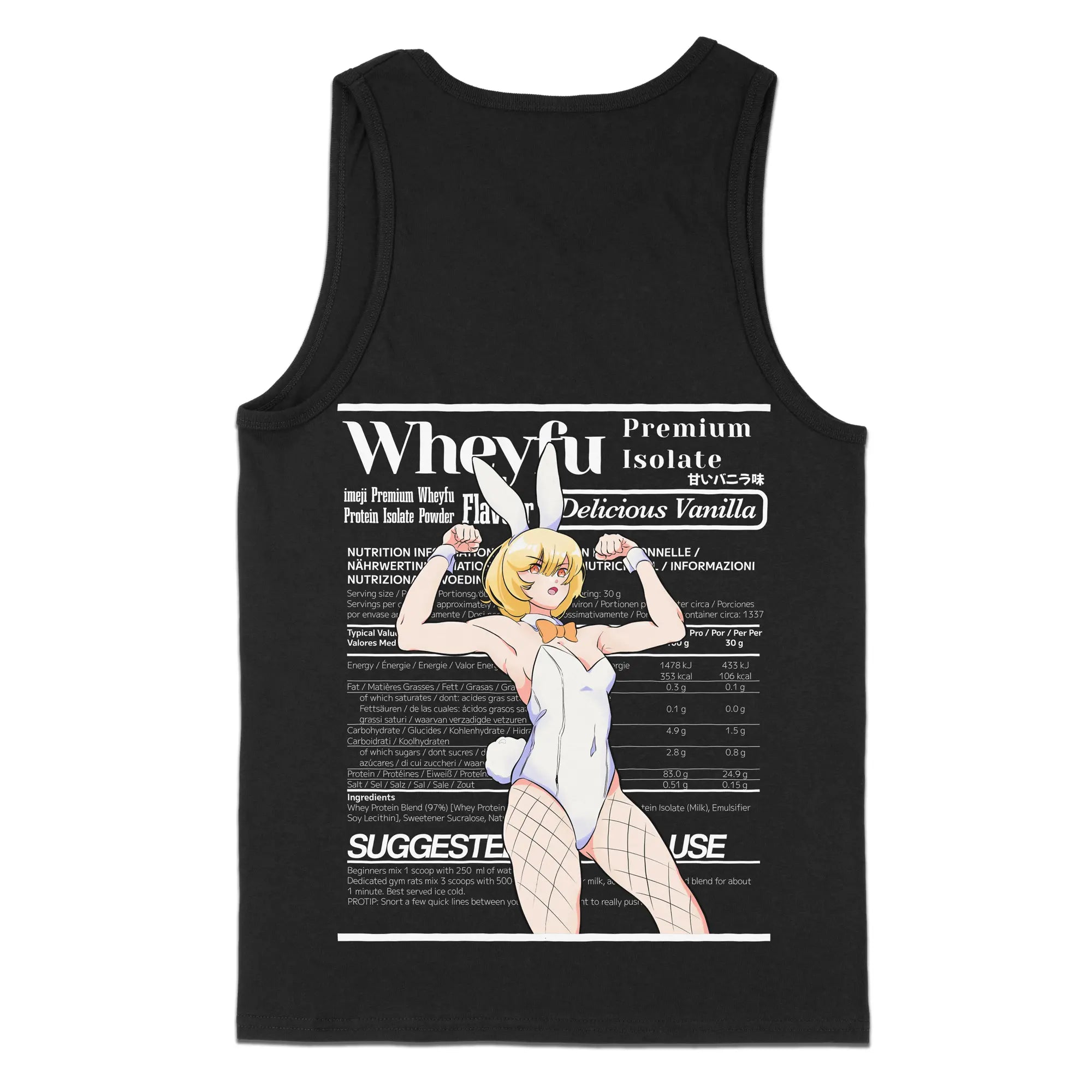 Wheyfu Delicious Vanilla [Backprint] // Tanktop