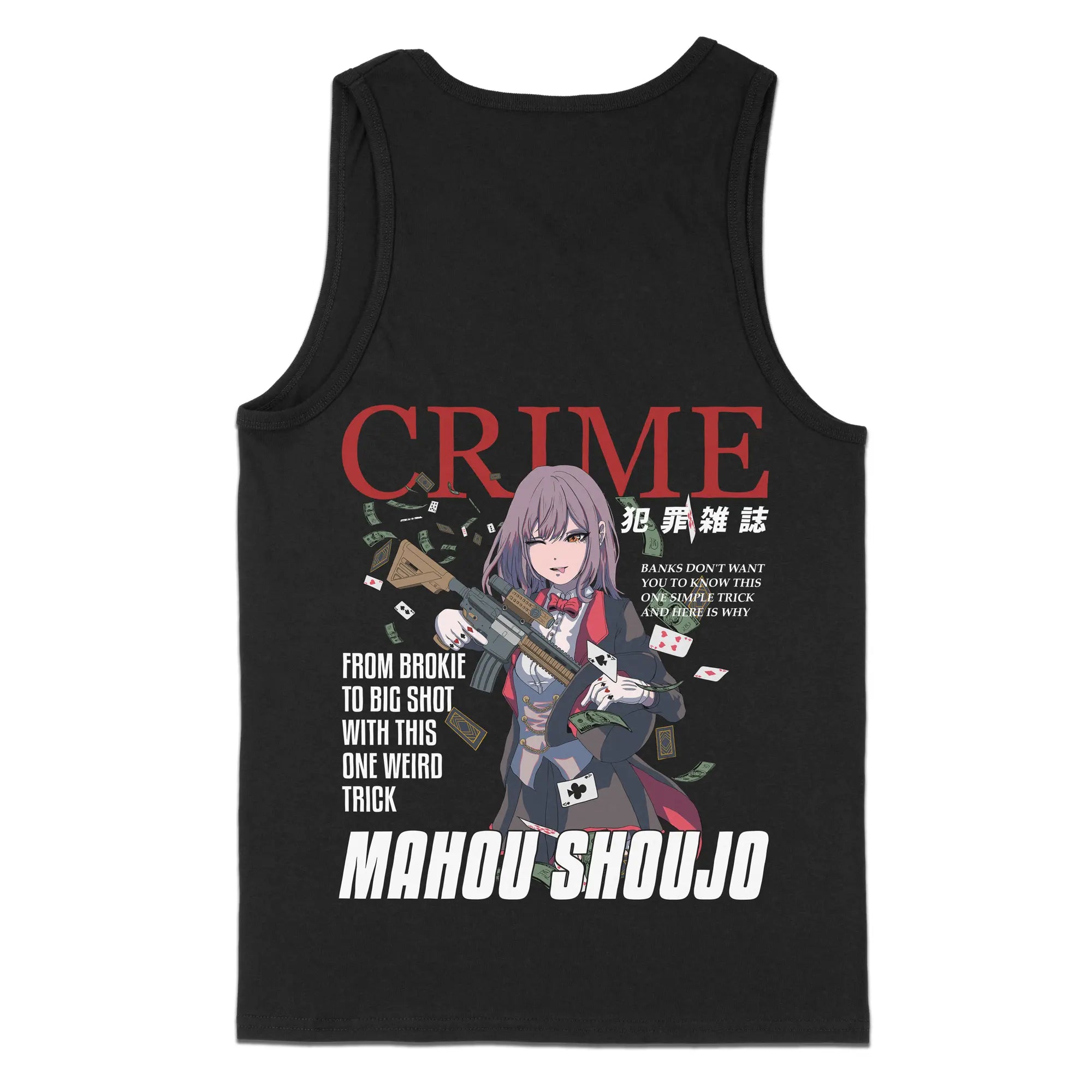 Mahou Shoujo Crime Pays Gen1 [Backprint] // Tanktop