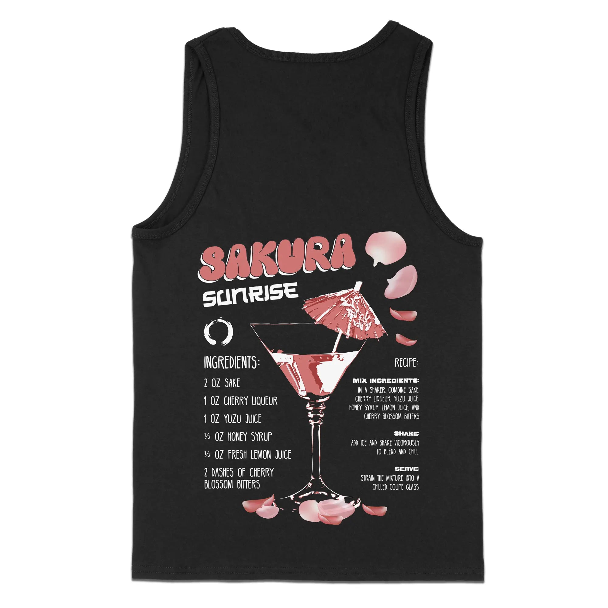 Sakura Sunrise [Backprint] // Tanktop