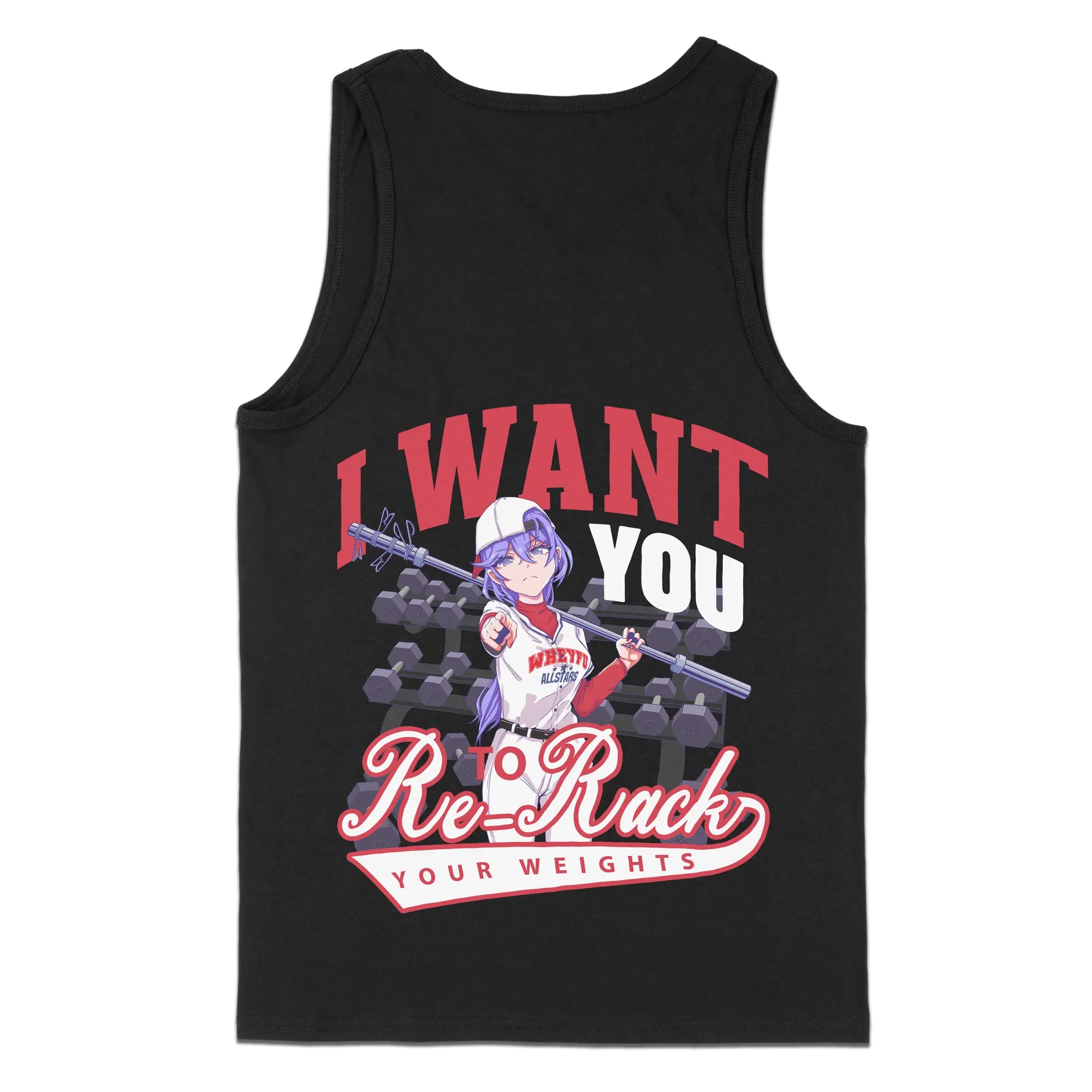 Re-Rack Your Weights [Backprint] // Tanktop