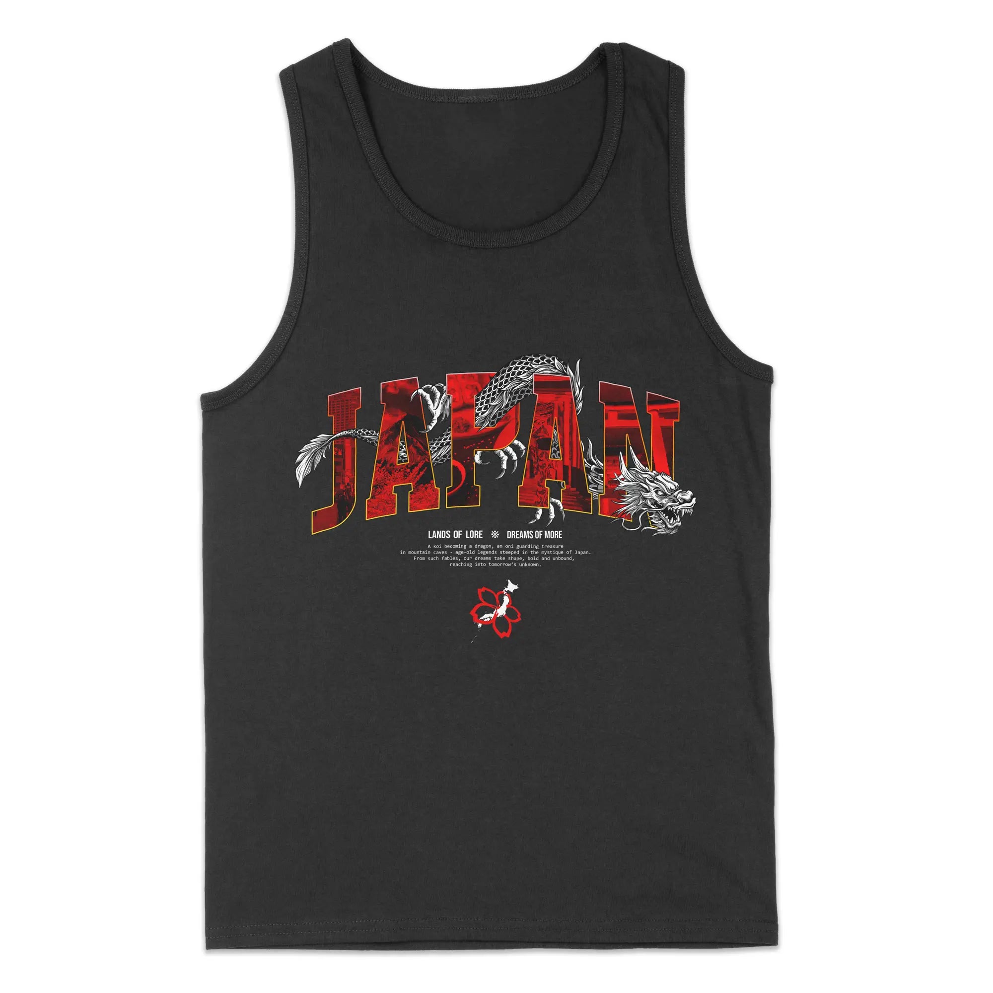 Japan Lands Of Lore Red // Tanktop