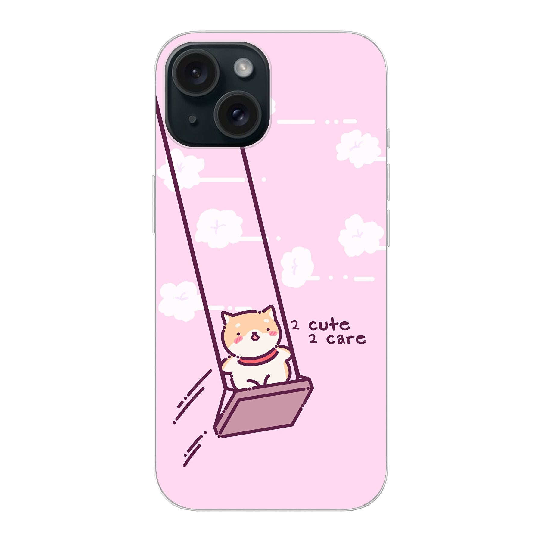 2 Cute 2 Care // Apple Case