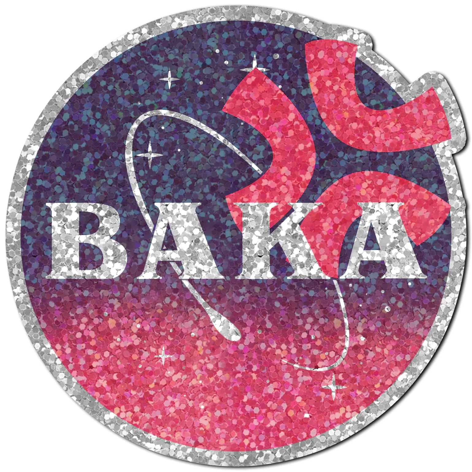 Baka Logo Dawn (Glitzer) // Sticker